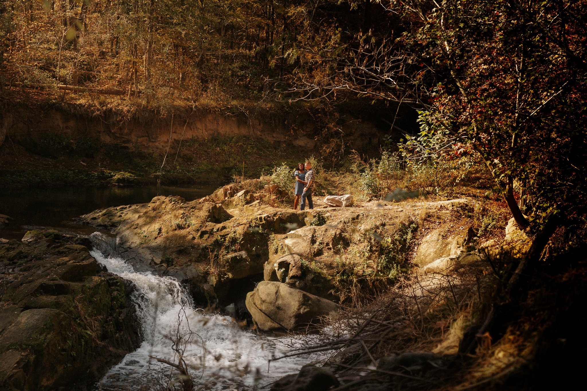 Savannah Rapids engagement session in Augusta GA with natural light